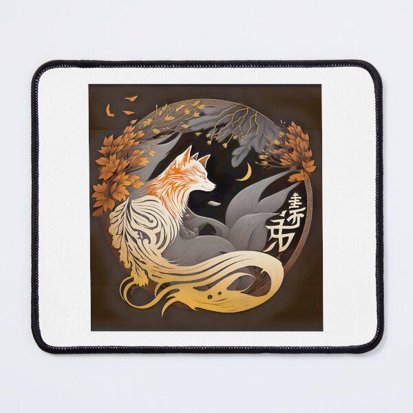 Item preview, Kitsune Japanese Art PERFECT GIFT FOR YOU AND FRIENDS designed and sold by Geraldo Gonzalez.
