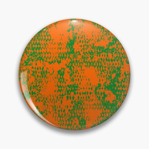 Item preview, Modern Distressed Python Print Pattern | Orange & Green designed and sold by Frohyou.