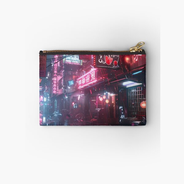 Item preview, Cinematic cyberpunk cityscape: neon lights in the rain designed and sold by Artdavesalzburg.