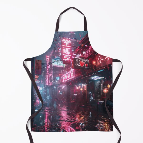 Item preview, Cinematic cyberpunk cityscape: neon lights in the rain designed and sold by Artdavesalzburg.