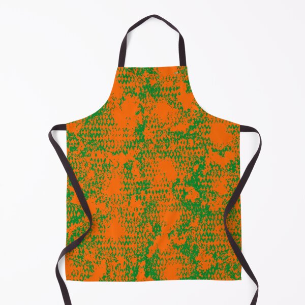 Item preview, Modern Distressed Python Print Pattern | Orange & Green designed and sold by Frohyou.