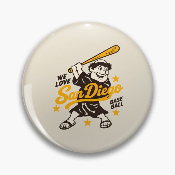 Item preview,  San Diego Friar Baseball Vintage Mascot designed and sold by GhostDawgs.
