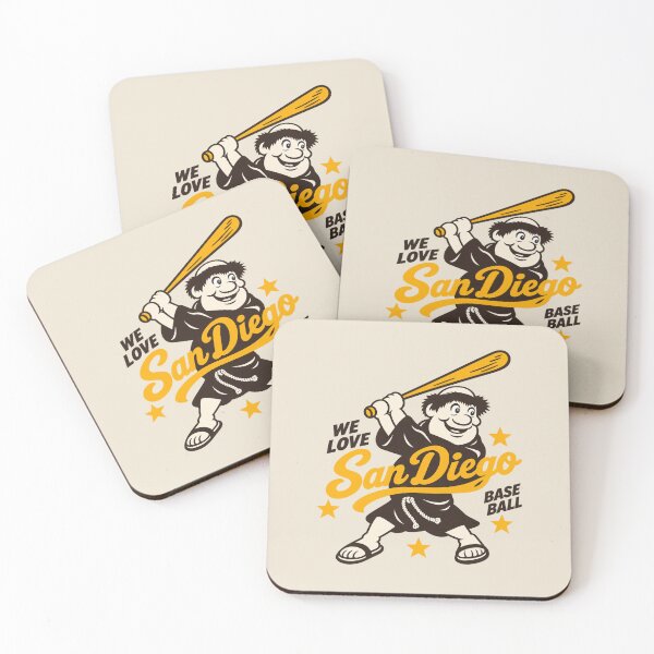 Item preview,  San Diego Friar Baseball Vintage Mascot designed and sold by GhostDawgs.
