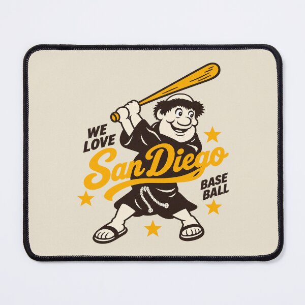 Item preview,  San Diego Friar Baseball Vintage Mascot designed and sold by GhostDawgs.