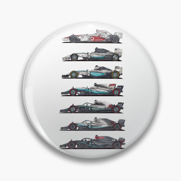 Item preview, Exclusive collage all champions bolides MP4-23 FO 108V 2.4L V8, W05 Hybrid, W06, W08 EQ Power, W09 EQ Power, W10 EQ Power, W11 EQ Power designed and sold by Cars23.