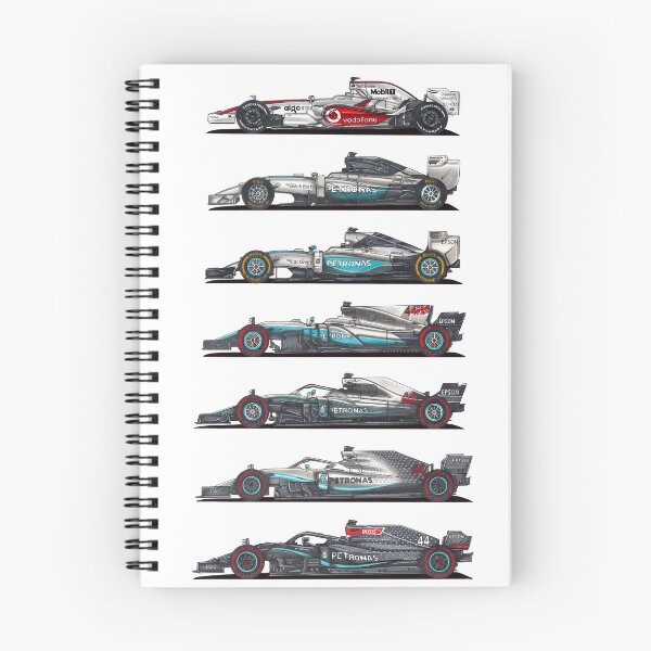 Item preview, Exclusive collage all champions bolides MP4-23 FO 108V 2.4L V8, W05 Hybrid, W06, W08 EQ Power, W09 EQ Power, W10 EQ Power, W11 EQ Power designed and sold by Cars23.