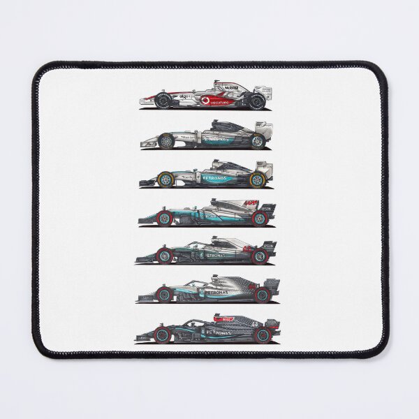 Item preview, Exclusive collage all champions bolides MP4-23 FO 108V 2.4L V8, W05 Hybrid, W06, W08 EQ Power, W09 EQ Power, W10 EQ Power, W11 EQ Power designed and sold by Cars23.