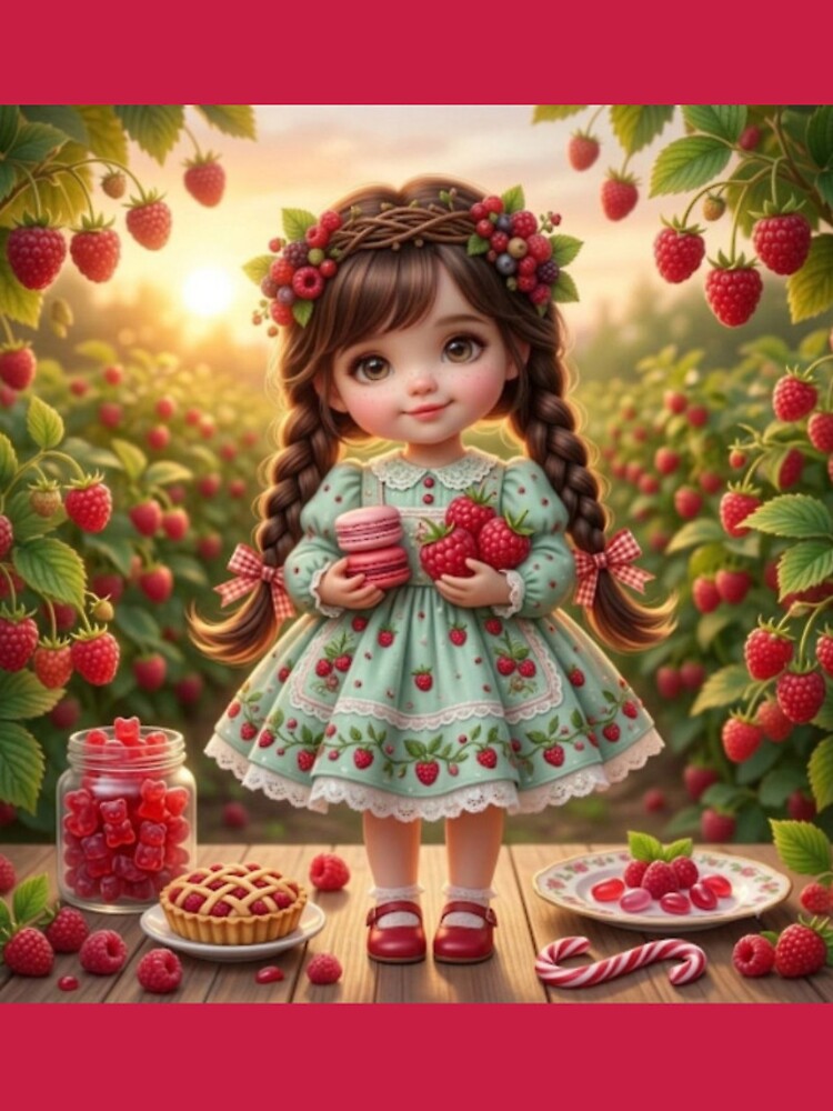 Thumbnail 4 of 4, iPhone Case, The Little Raspberry Princess. designed and sold by Antri33.