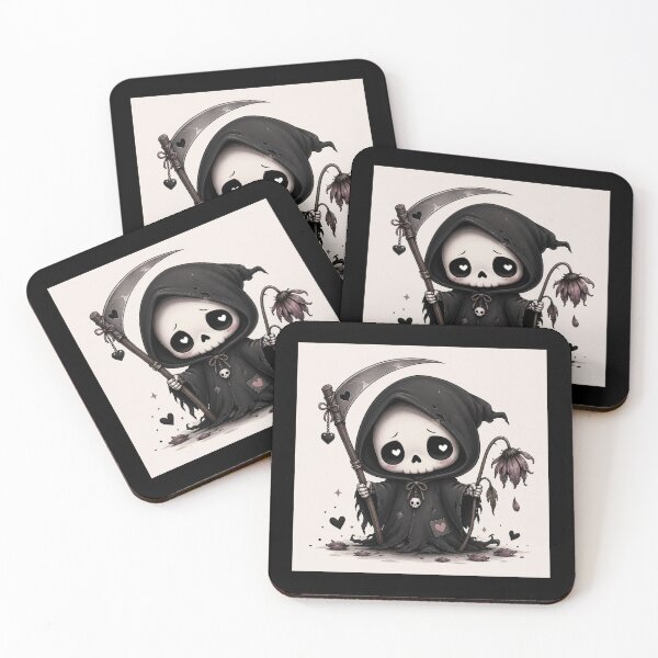 Item preview, Sad Heart Patch Reaper Art designed and sold by Porculation452.