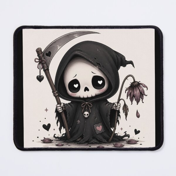 Item preview, Sad Heart Patch Reaper Art designed and sold by Porculation452.