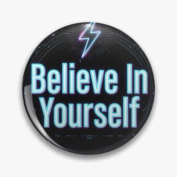Item preview, Believe In Yourself | Neon Motivational Quote T-Shirt designed and sold by Softlife by Harvir.