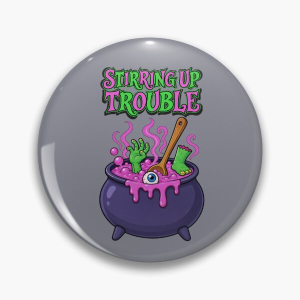 Item preview, Stirring Up Trouble – Funny Witch Cauldron designed and sold by Aimetoi.
