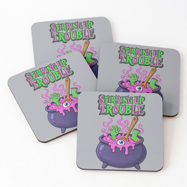 Item preview, Stirring Up Trouble – Funny Witch Cauldron designed and sold by Aimetoi.
