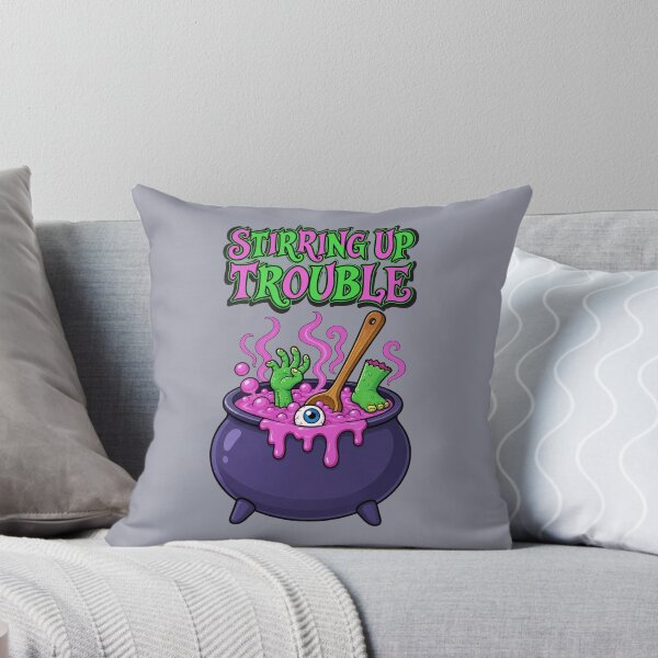 Item preview, Stirring Up Trouble – Funny Witch Cauldron designed and sold by Aimetoi.