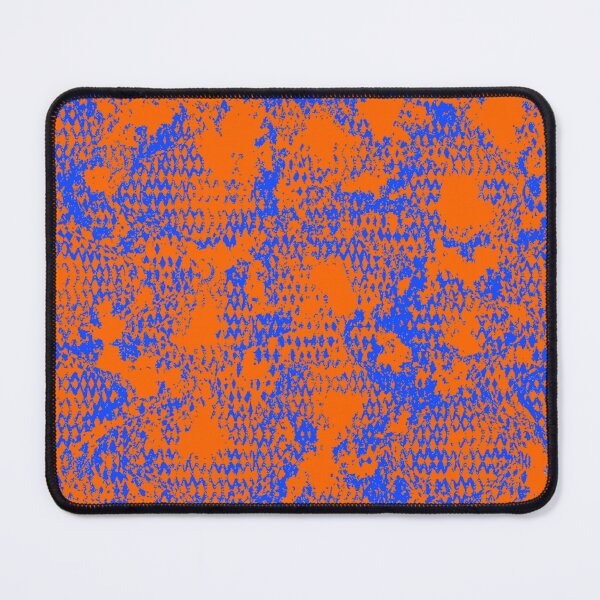 Item preview, Modern Distressed Python Print Pattern | Orange & Blue designed and sold by Frohyou.