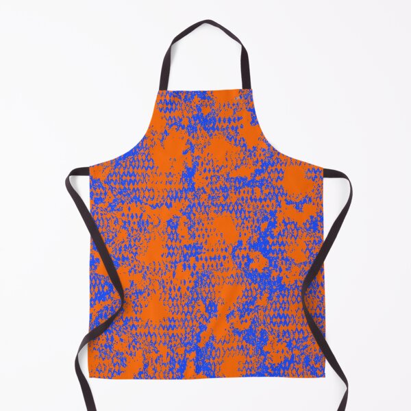 Item preview, Modern Distressed Python Print Pattern | Orange & Blue designed and sold by Frohyou.