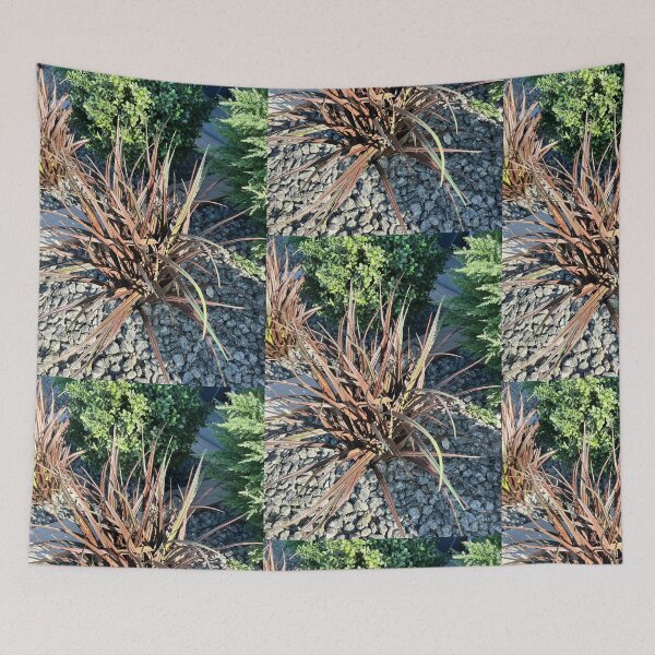 Item preview, ⁠Red Flax Ornamental Grass Garden Landscape Photography⁠ designed and sold by Julia9632.