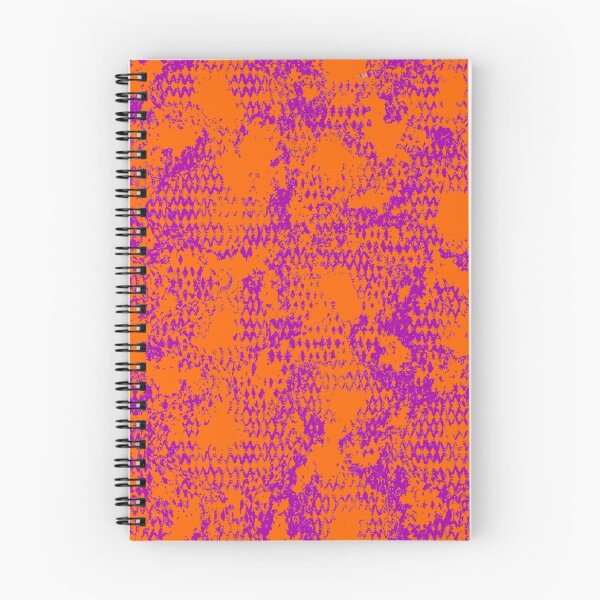Item preview, Modern Distressed Python Print Pattern | Orange & Purple designed and sold by Frohyou.