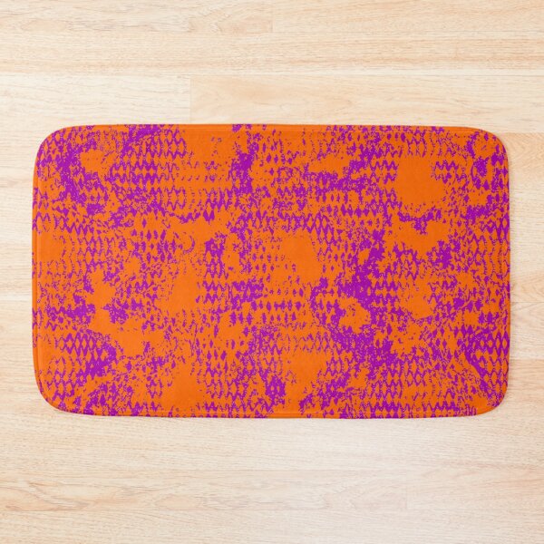 Item preview, Modern Distressed Python Print Pattern | Orange & Purple designed and sold by Frohyou.