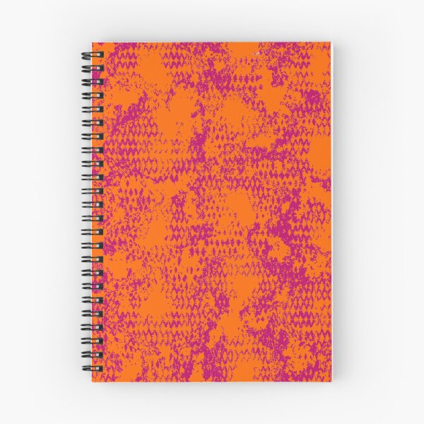 Item preview, Modern Distressed Python Print Pattern | Orange & Pink designed and sold by Frohyou.