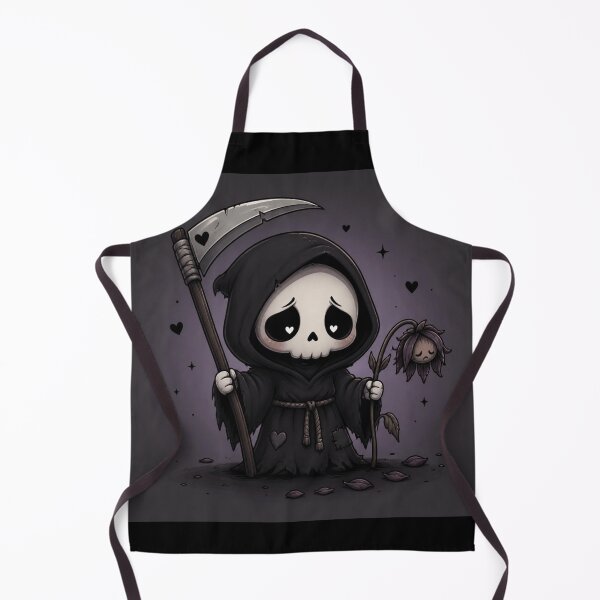 Item preview, Chibi Grim Reaper Dead Rose Illustration designed and sold by Porculation452.