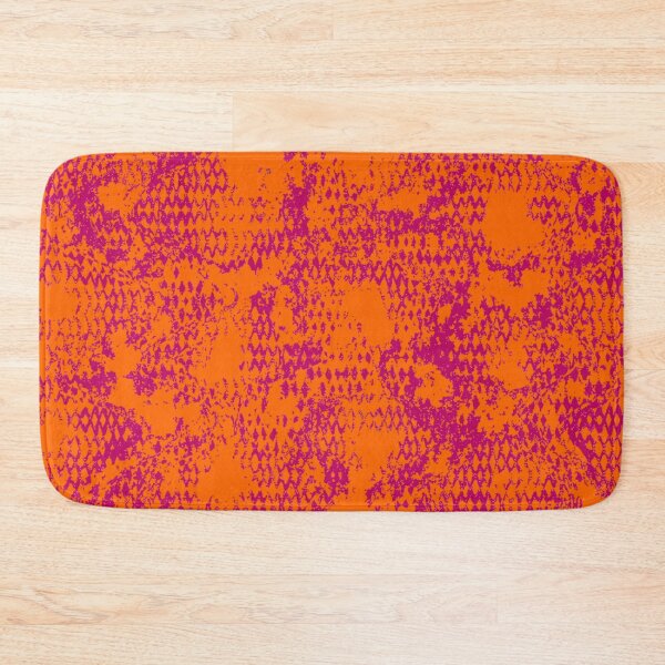 Item preview, Modern Distressed Python Print Pattern | Orange & Pink designed and sold by Frohyou.