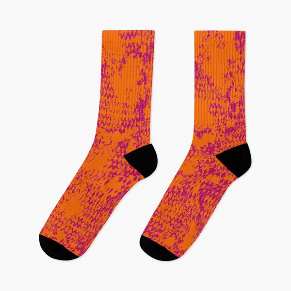 Item preview, Modern Distressed Python Print Pattern | Orange & Pink designed and sold by Frohyou.