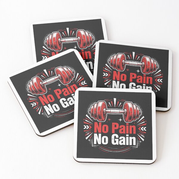 Item preview, No Pain No Gain | Gym Fitness Quote T-Shirt designed and sold by Softlife by Harvir.