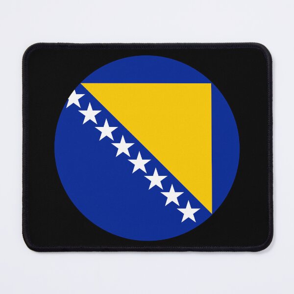 Item preview, Round Bosnia and Herzegovina Flag Icon | Circular Bosnian Flag Button Element designed and sold by NTGUILTY.