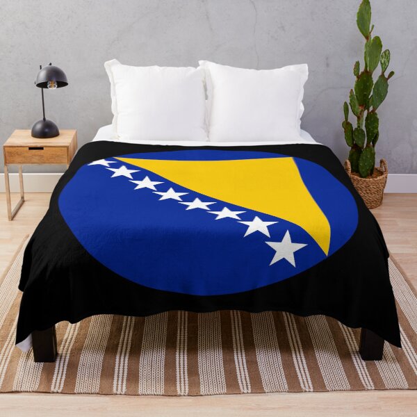 Item preview, Round Bosnia and Herzegovina Flag Icon | Circular Bosnian Flag Button Element designed and sold by NTGUILTY.