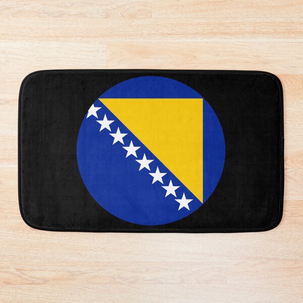 Item preview, Round Bosnia and Herzegovina Flag Icon | Circular Bosnian Flag Button Element designed and sold by NTGUILTY.