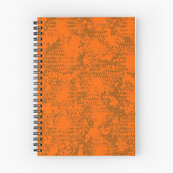 Item preview, Modern Distressed Python Print Pattern | Orange & Brown designed and sold by Frohyou.