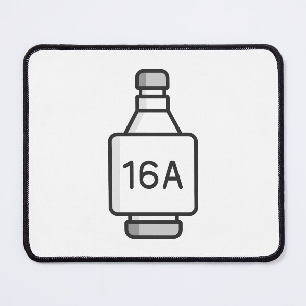 Item preview, 16A Electrical Fuse Safety Symbol designed and sold by VectorForge Studio.