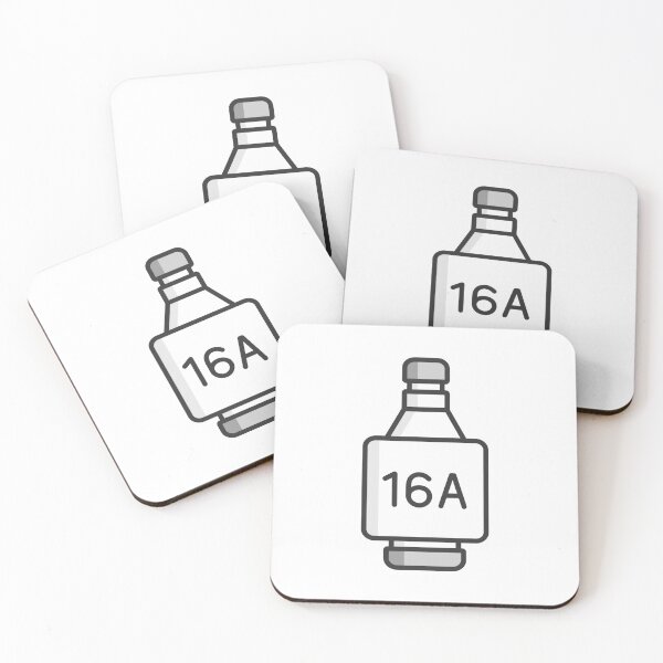 Item preview, 16A Electrical Fuse Safety Symbol designed and sold by VectorForge Studio.