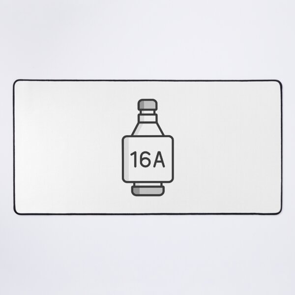 Item preview, 16A Electrical Fuse Safety Symbol designed and sold by VectorForge Studio.