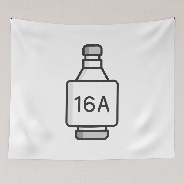 Item preview, 16A Electrical Fuse Safety Symbol designed and sold by VectorForge Studio.