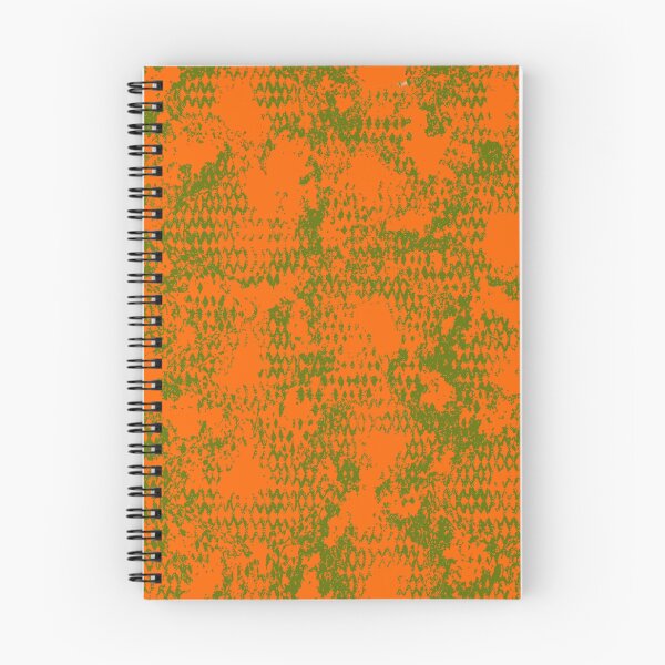Item preview, Distressed Python Print Pattern | Orange & Chartreuse designed and sold by Frohyou.
