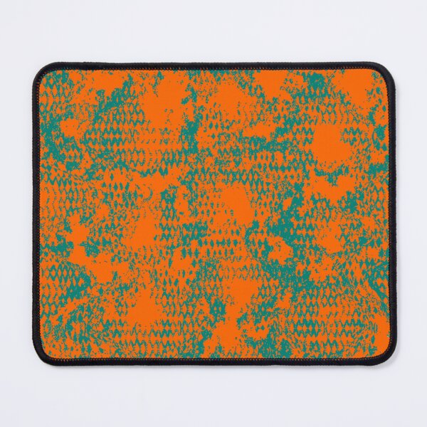 Item preview, Modern Distressed Python Print Pattern | Orange & Teal designed and sold by Frohyou.
