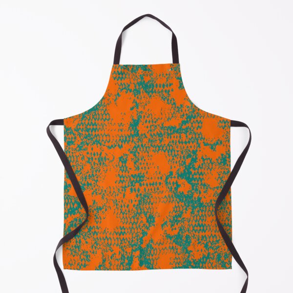 Item preview, Modern Distressed Python Print Pattern | Orange & Teal designed and sold by Frohyou.