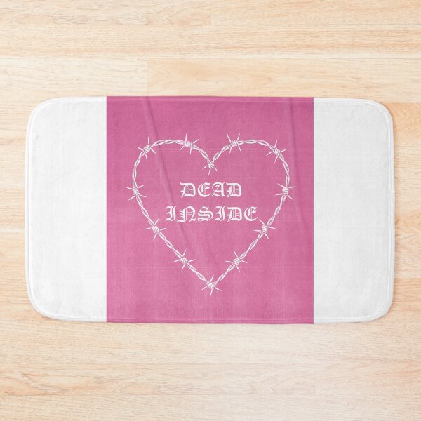 Item preview, Dead Inside Barbed Wire Heart – Hot Pink Goth Girl Aesthetic designed and sold by Kev Prescott.