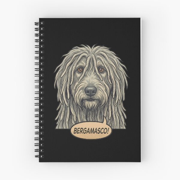 Item preview, Bergamasco Retro Vintage Comic Art – Cute Sheepdog designed and sold by Pfotenfaden.