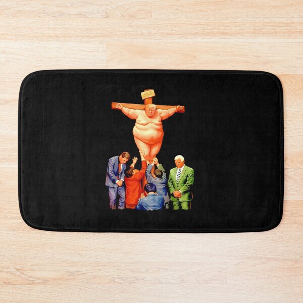 Item preview, Orange Jesus Trump King of the Thieves Political Satire Religious Parody designed and sold by ostenlee.