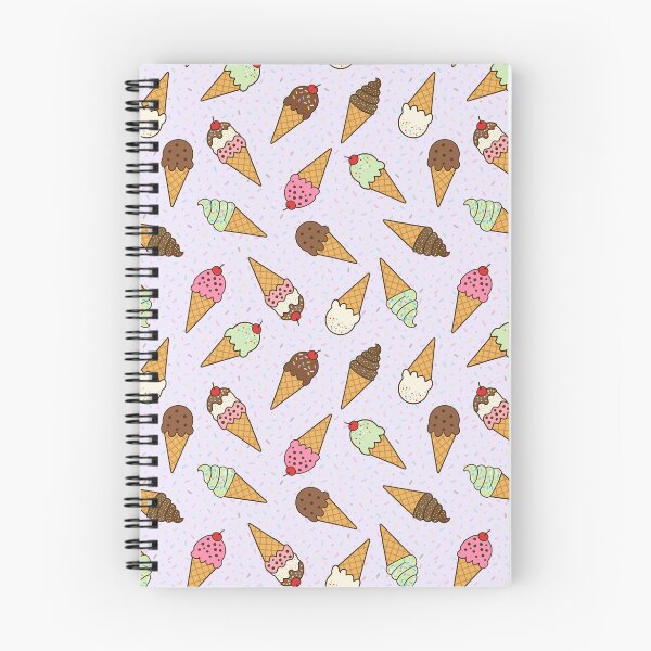 Item preview, Scattered ice cream cones with sprinkles on soft lavender background designed and sold by Chantal creates.