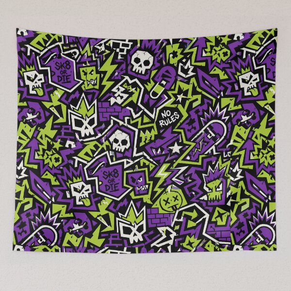 Item preview, Skater Punk Mosaic designed and sold by Thai Vibe Studio.