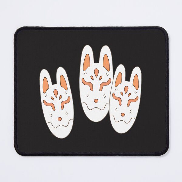 Item preview, Hand Drawn Cute Kitsune Mask Design LIMITED EDITION designed and sold by Geraldo Gonzalez.