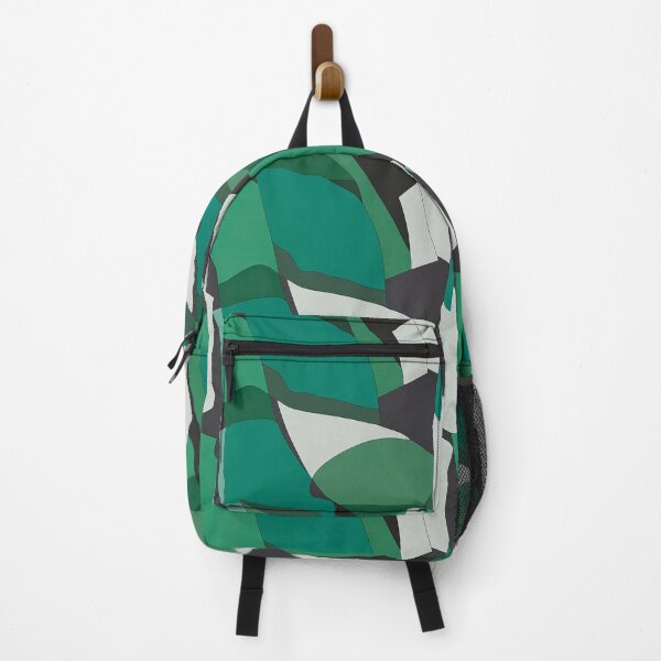 Item preview, Emerald Green Mid Century Abstract Pattern designed and sold by imaniko.