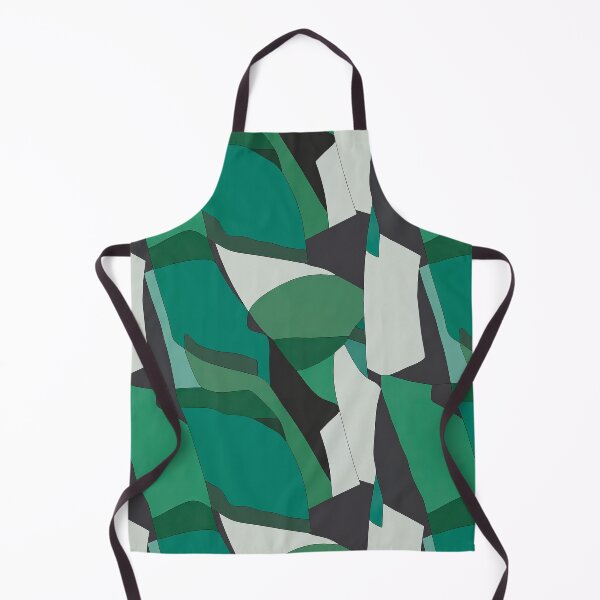 Item preview, Emerald Green Mid Century Abstract Pattern designed and sold by Aniko Tulipan.