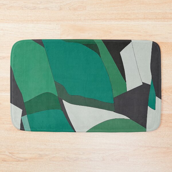 Item preview, Emerald Green Mid Century Abstract Pattern designed and sold by Aniko Tulipan.