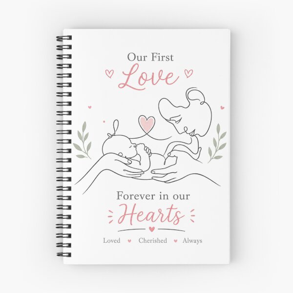 Artikelvorschau, Unsere erste Liebe – Eltern und Baby für immer in unseren Herzen entworfen und verkauft von itxelaraStudio.