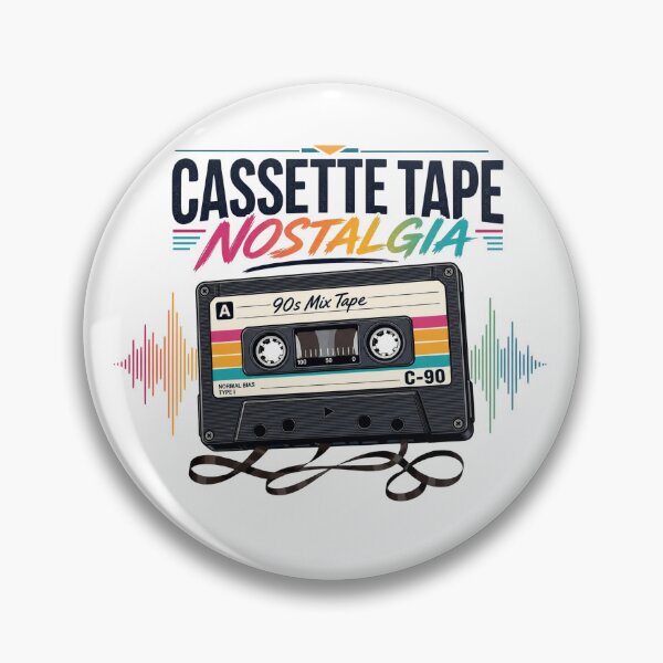 Item preview, Vintage Cassette Tape Nostalgia – Retro Music Art – 80s 90s Mixtape Design designed and sold by bobscraze.